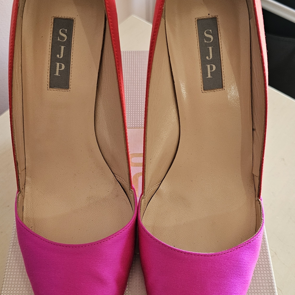 SJP by Sarah Jessica Parker Pink and Red Heels
